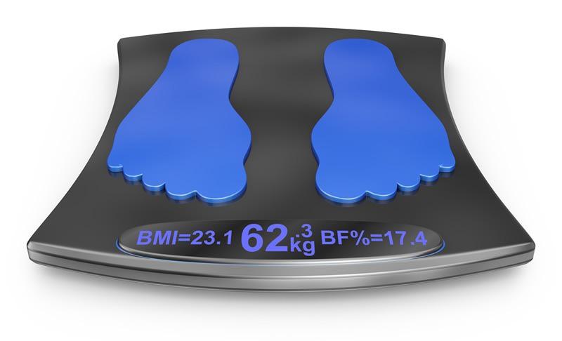 This weighing scale can be connected through a Wi-Fi network, so that you can effortlessly sync your weight measurements with the Fitbit tracker and app in order to see charts and graphs of your