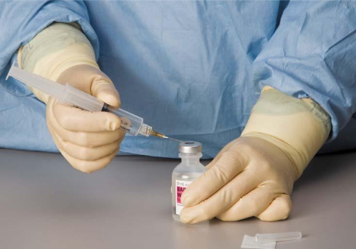 Aseptic Technique In preparing CSPs, the pharmacy technician must often transfer medication from vials to IV