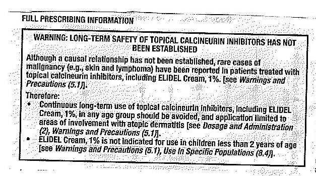Topical Calcineurin Inhibitor Phobia There were 990,000 annual visits for AD from 2003-2012 (3.2 visits/1000 people/year). TCS were the most frequently used medication (59% of visits).