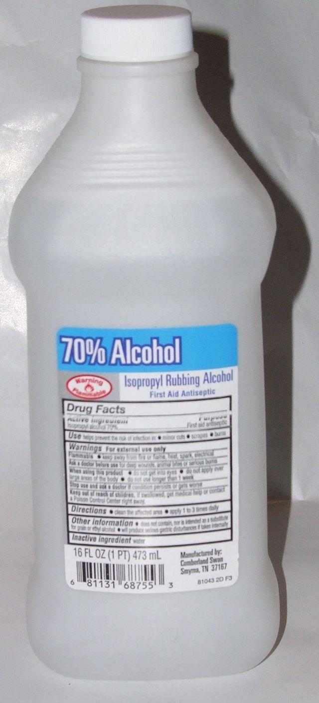 Isopropyl alcohol Rubbing