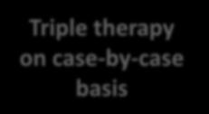 therapy/ Offer trial Defer Triple therapy/offer trial