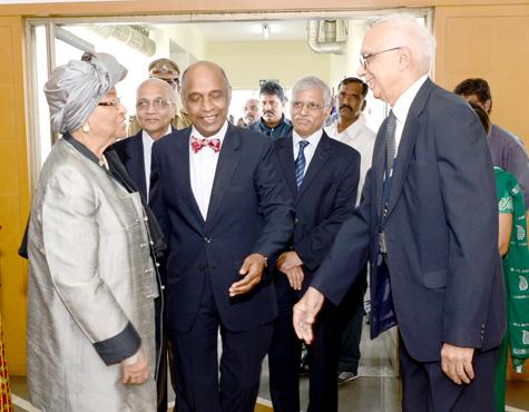 President of Liberia Visits LVPEI Her Excellency Dr Ellen Johnson Sirleaf, President of Liberia and Nobel