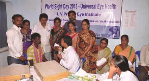 World Sight Day As part of World Sight Day a screening program was organized with the support of Subbiramireddy Seva