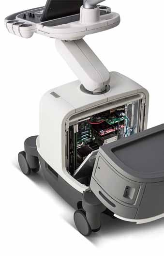 Exceptional serviceability Philips offers the only ultrasound utilization tool that