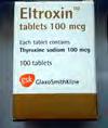 On average, the dose of levothyroxine is 1 microgram/kg/d in the elderly compared to 1.