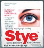Eye Care Clear Eyes Triple Action Relief.5 Oz 922-91045 $5.50 Lubricating Relief Eye Drops.