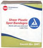 00 Sheer 7/8 Spot Bandage 100/Bx