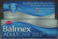 Incontinence Balmex Adult Care Cream