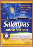 50 Salonpas Arthritis Pain Patch 5/Ea