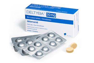 New drug: Delamanid Brand name: Deltyba Class: Nitroimidazole (Nitro-dihydro-imidazooxazole) Mechanism of action: inhibition of mycolic acids Bactericidal