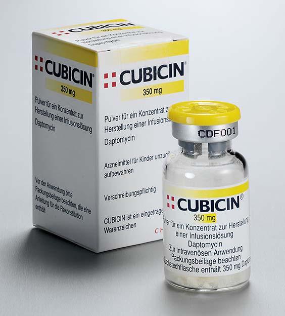 Cubicin (Daptomycin): A new generation of antibiotics First-in-class cyclic natural lipopeptide Activity against major gram positive pathogens