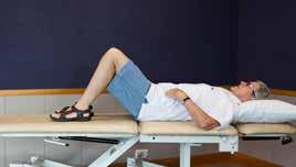 Weak Core Stability INDICATION: If aberrant lumbar movement including catching, painful arc of motion or Gower s sign LEVEL 1 SUPINE ABDOMINAL BRACING: Patient is supine with knees bent and asked to