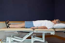 STRENGTHENING OF HIP EXTENSORS LEVEL 1 SUPINE GLUT SETS: Patient is supine and performs an isometric glut contraction.