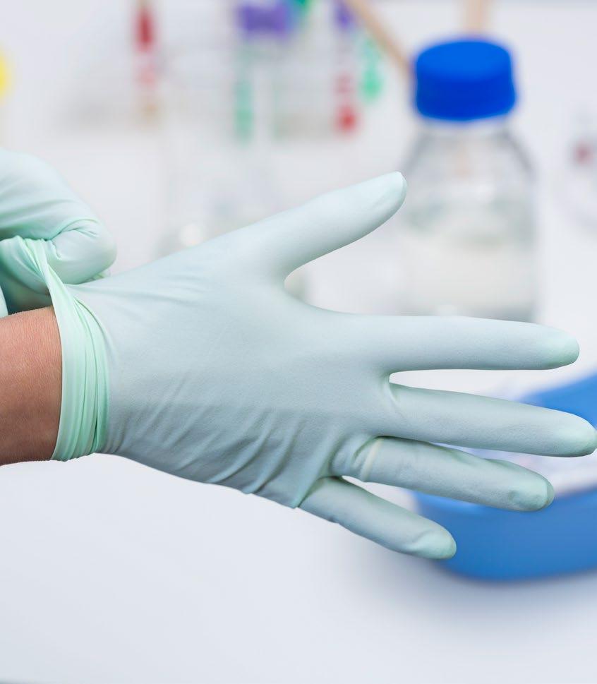 THE LIMITS OF LATEX The use of disposable gloves made from natural rubber latex (NRL) is widespread, largely due to their relatively low cost and the comfort and features they deliver in a glove.