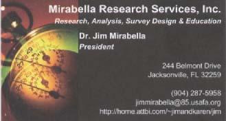 Business Card Also an adjunct professor at Webster University, Capella University, Jacksonville University, Nova