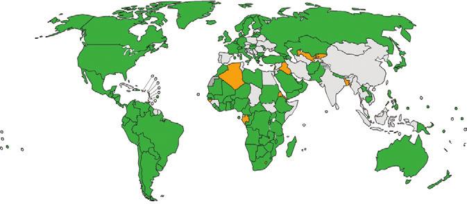 Pneumokokinė infekcija. Metodinės rekomendacijos Įtraukta* iki 2015-03-05 (120 šalių arba 61,9 proc.) Planuojama įtrauktis 2015 m. (10 šalių arba 5,2 proc.) Neįtraukta / neplanuojama įtraukti 2015 m.