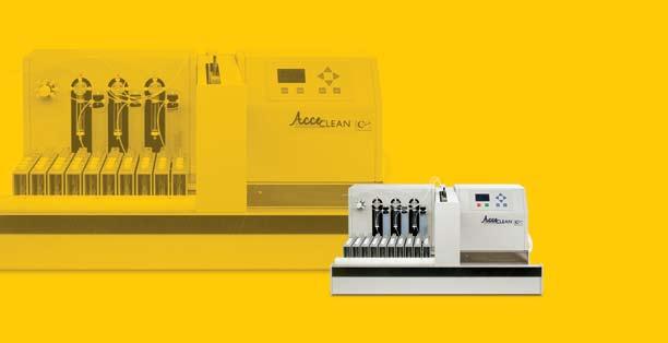 CATALYST FOR SUCCESS AUTOMATED SAMPLE CLEAN-UP AcceCLEAN THREE NEEDLE PARALLEL SAMPLE CLEAN-UP FOR IMMUNOAFFINITY COLUMNS The LCTech AcceCLEAN processes up to 30 samples in one batch, three samples