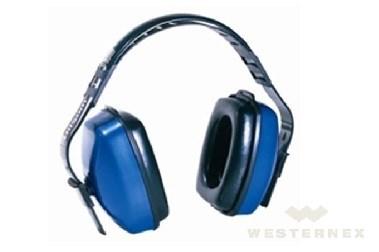 worn for extended periods 1712-00201 Blue SLC80: 37dB (Class 5) 3M Peltor Optime 105 Over the Head Earmuffs The 3M  mass and volume, plus a unique double-shell earcup design (two cups connected via