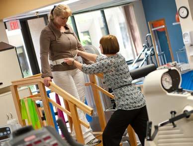 Rehab in the Hospital: You will have physical and occupational therapy while you are in the hospital. We will teach and practice daily activities with adaptive equipment, if needed.