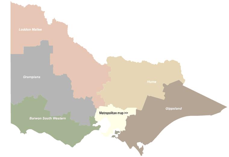Rural and Regional Victoria As this conference is focussed on rural health, this is an overview of cancer in the Victorian Rural Regions Total Population of Victoria in 2006 close to 5.
