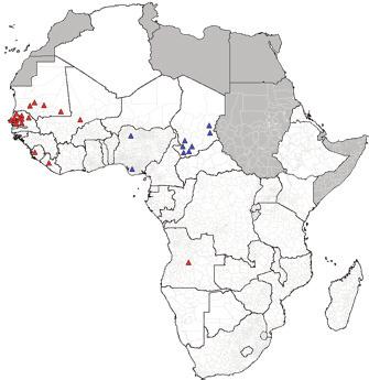 A P R I L J U N E 2 0 1 0 I S S U E 1 2 the polio laboratory network, show the distribution of wild poliovirus cases.