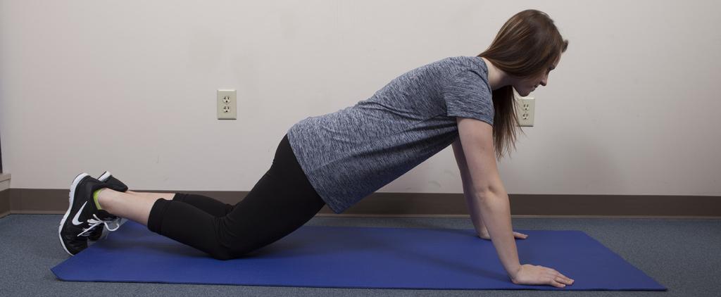 Modified Push-ups: This exercise strengthens the arms and upper back.