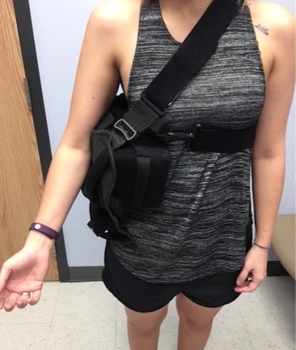 Elbow Active Flexion and Active Extension: - The sling needs