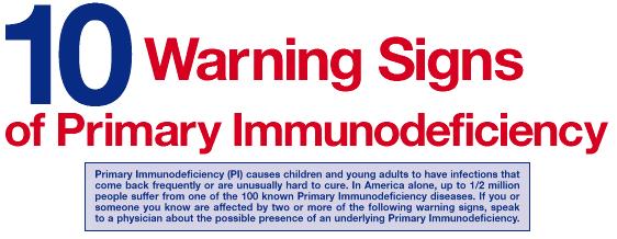 Scope of Immune Workup: 10 Warning