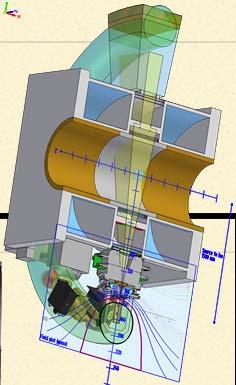 Mount the Linac on a rotatable gantry around the MRI magnet The radiation isocenter is at the center of