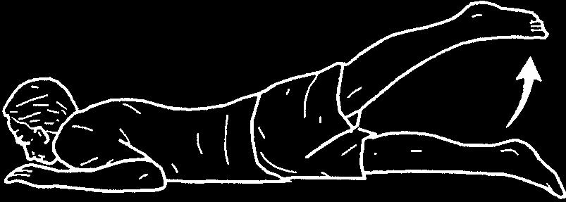 Hold and then lower your leg slowly to the starting position. Side leg lift 1. Lie on your side with your surgery leg on top. Place a pillow between your legs.