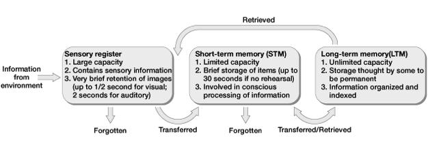 4/29/ But the Three-box Model of memory is still best way to start to consider how this might work.