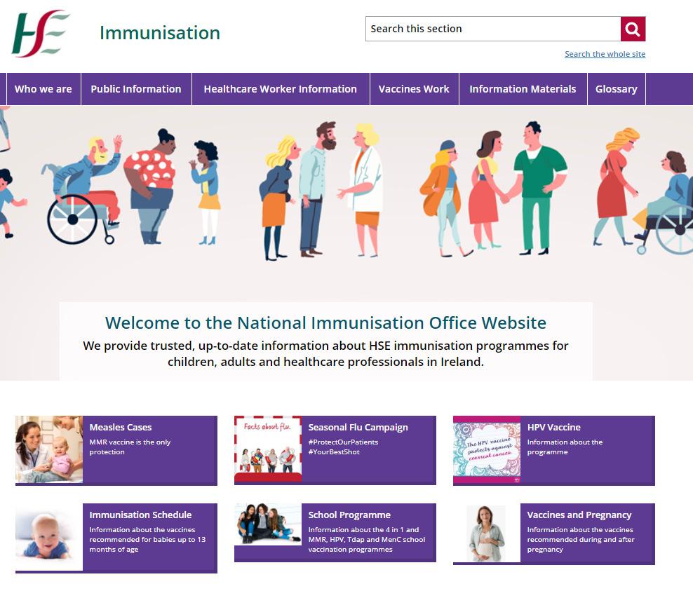 ly/infomats Website Please visit our WHO accredited websites regularly to view the most up to date information about immunisation.