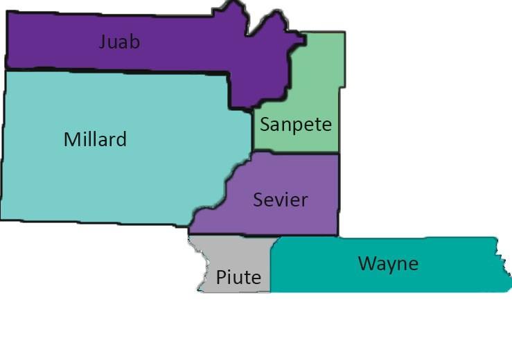 Central Service Area (Juab, Millard, Sanpete, Sevier, Piute, Wayne) 2016 Early Childhood Immunization 24-35 months of Age 6 Children in USIIS born between 07/02/2013 and 07/01/2014 1,090 3 doses DTaP
