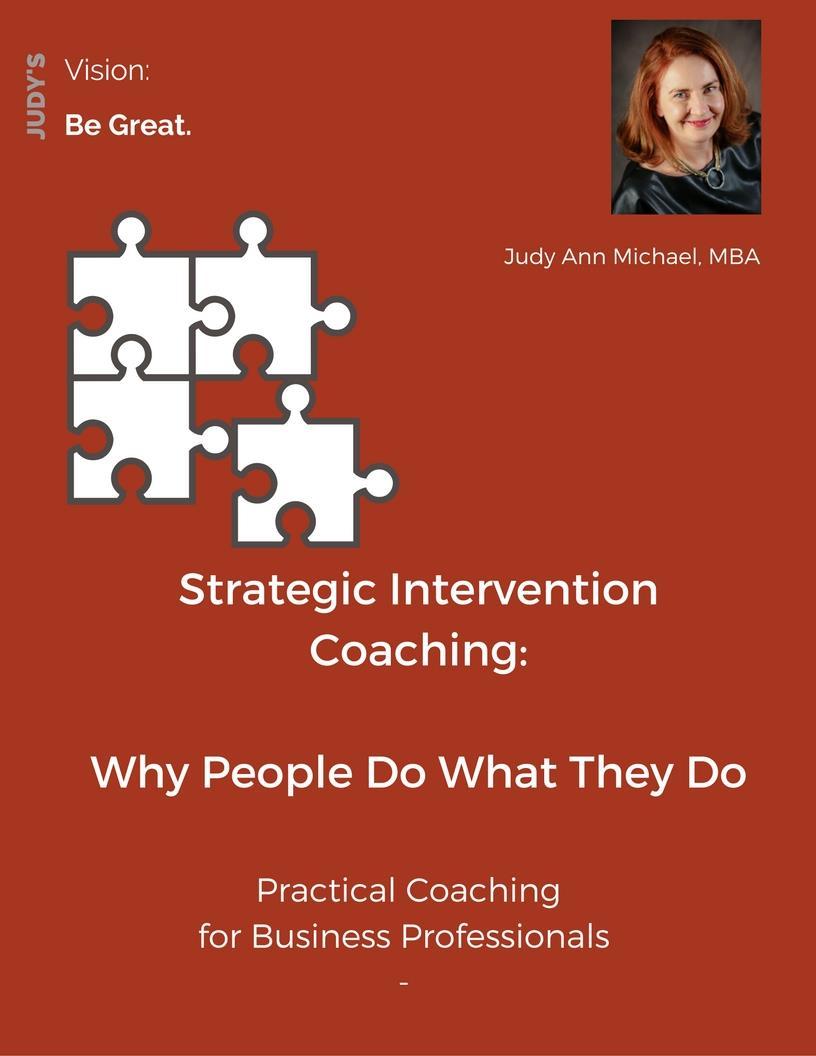 What is the Goal of Strategic Intervention Coaching?