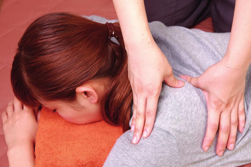 Massage We use massage instinctively to rub something better or soothe and calm someone in distress.