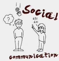 Social Communication This refers to the way in which we use language in social contexts. The intricate things we do to navigate through social interactions everyday.