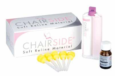 Soft Reline Material Soft Reline Material is a soft, silicone based reline material for patients that require relief for full and partial maxillary and mandibular dentures.