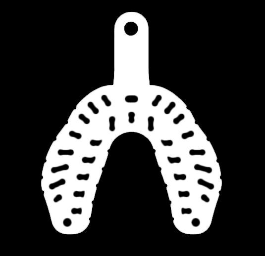 Available in five (5) sizes for maxillary and mandibular arches.