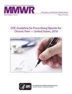 2016 CDC Opioid Guideline Highlights (excludes cancer, palliative, end of life care)