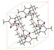 of Compound 1 Crystal structure of 1 by RTEP diagram 11 5 6 4 3 7 9 1 2 10 8 12 13 1 4S*, 6S*, 7S*, 8R*, and 9S* A packing