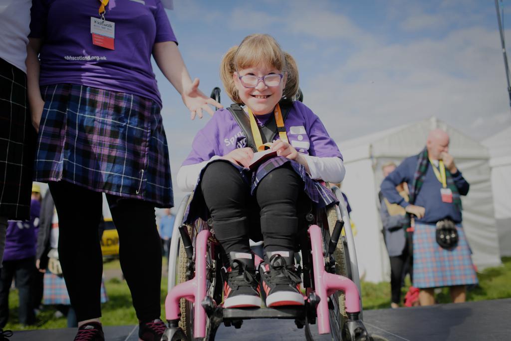 WHAT OUR CHARITIES SAY... Spina Bifida Hydrocephalus Scotland are moving into our 3rd year as a Kiltwalk charity partner and we can t wait.