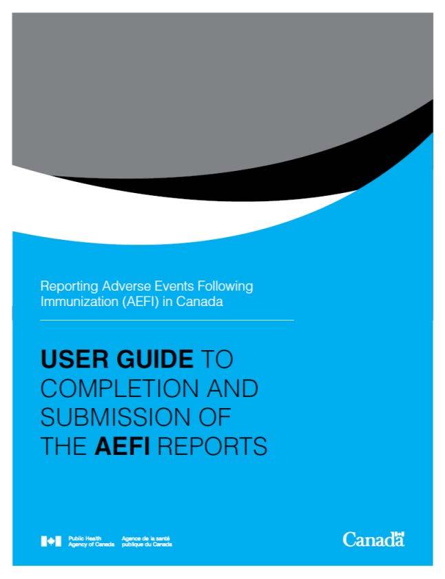 APPENDIX N - AEFI User Guide To download the AEFI User Guide please visit