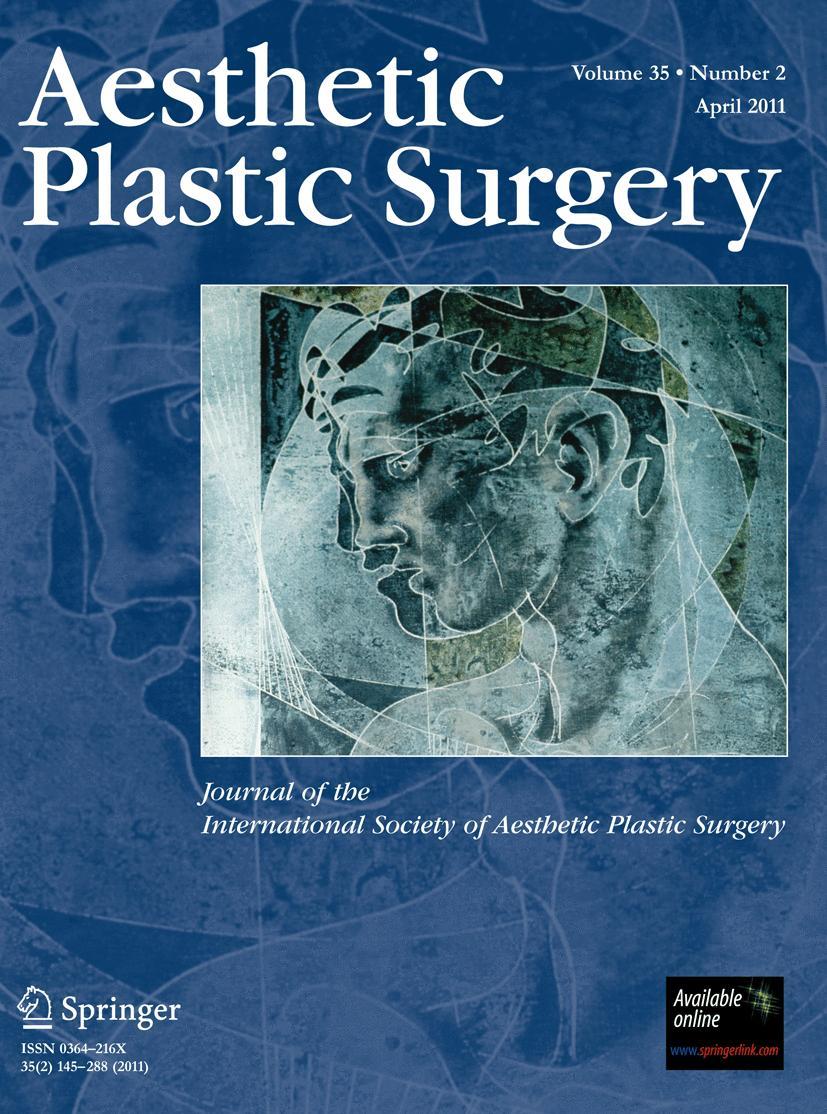 Aesthetic Plastic Surgery ISSN 0364-216X Volume 35 Number 2