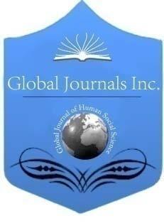 Global Journal of HUMANSOCIAL SCIENCE: H Interdisciplinary Volume 17 Issue 2 Version 1.0 Type: Double Blind Peer Reviewed International Research Journal Publisher: Global Journals Inc.