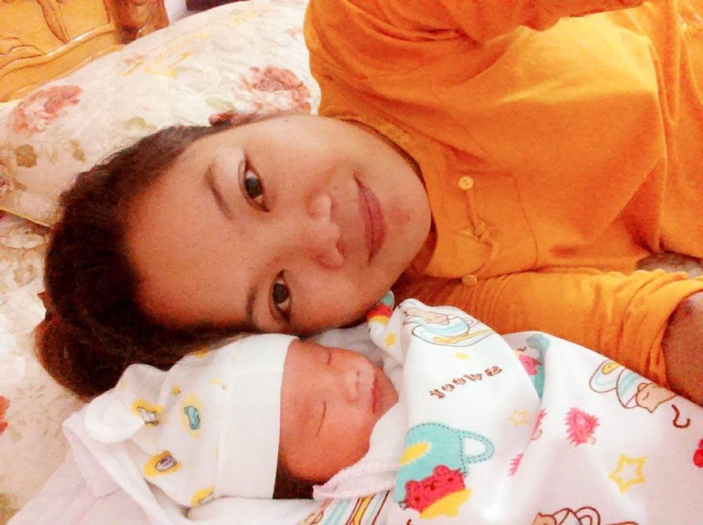 Chị Nguyễn Thị M chạy TNT chu kỳ 7 năm đã sinh bé gái nặng 2,2