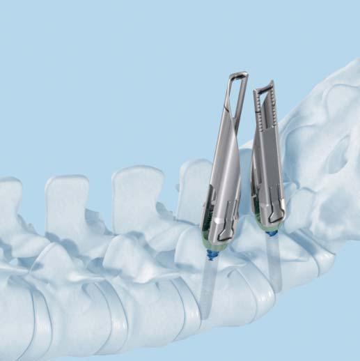 Rotate the tissue retractors as needed to achieve