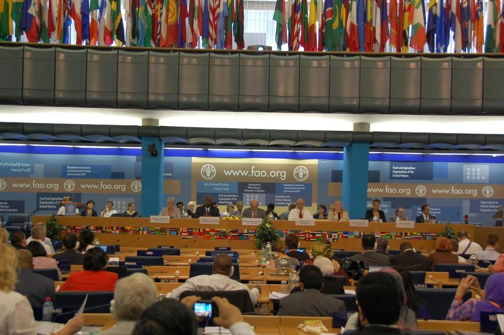 Codex Alimentarius Commission Meets annually (alternating between Rome and