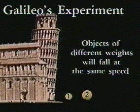 Galileo s Experiment 1. What was the independent variable in Galileo s experiment? The weight of the balls. 2. What was the dependent variable?