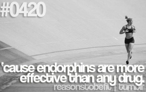 Endorphins produced during exercise,excitement, pain, love and they resemble the opiates in their abilities to produce a feeling of