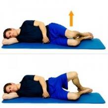 Return knees back to neutral slowly. Perform 1x a day 1set 20reps. 1 sec.